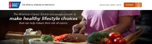 Photo from the American Cancer Society Website's Stay Healthy Section